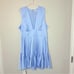 BNWT! ABERCROMBIE & FITCH Elegant Blue Deep V Satin Dress Size XLT