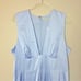 BNWT! ABERCROMBIE & FITCH Elegant Blue Deep V Satin Dress Size XLT
