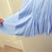 BNWT! ABERCROMBIE & FITCH Elegant Blue Deep V Satin Dress Size XLT