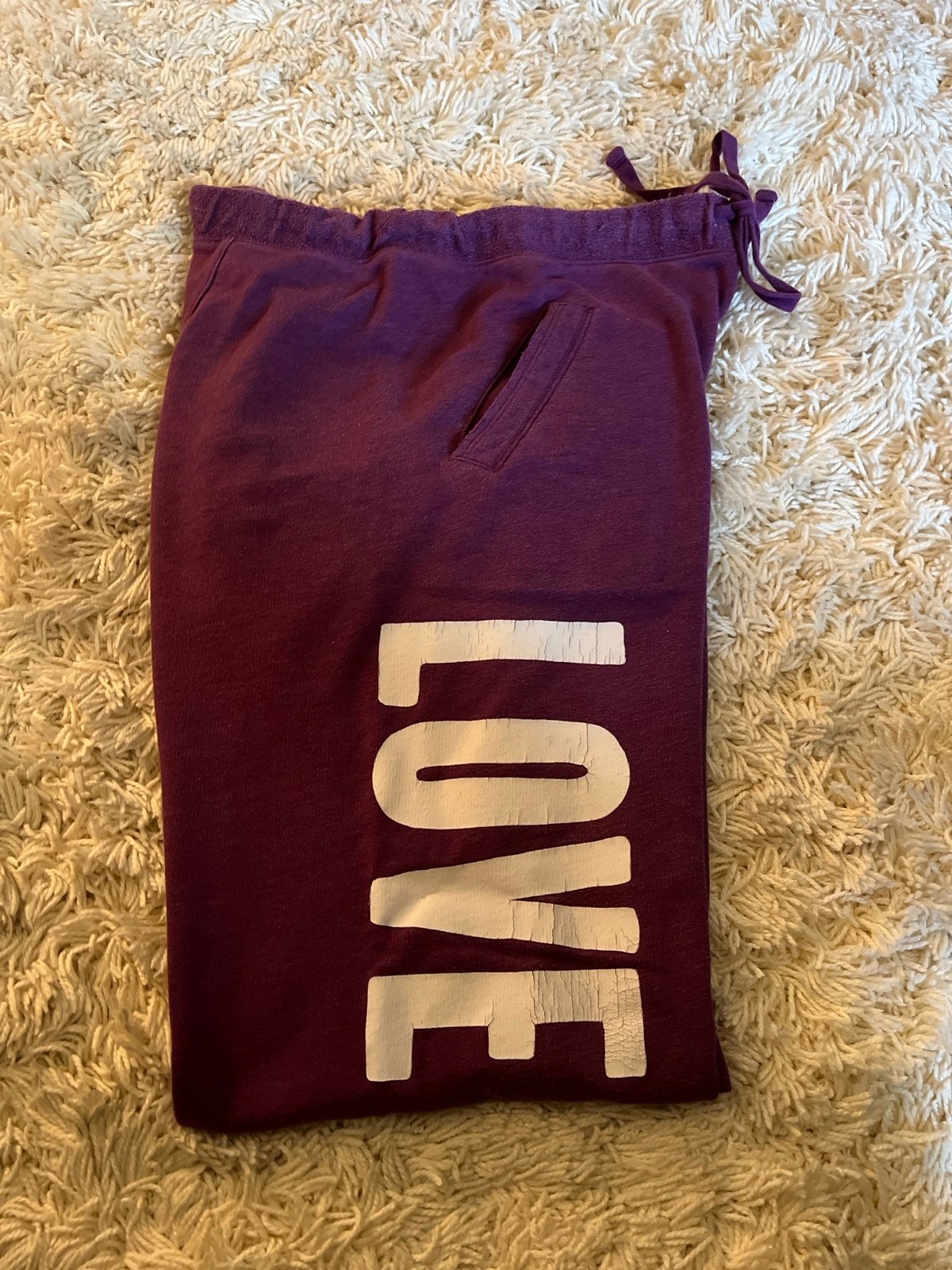 Victoria’s Secret Love Pink Logo Oversized Campus/Boyfriend