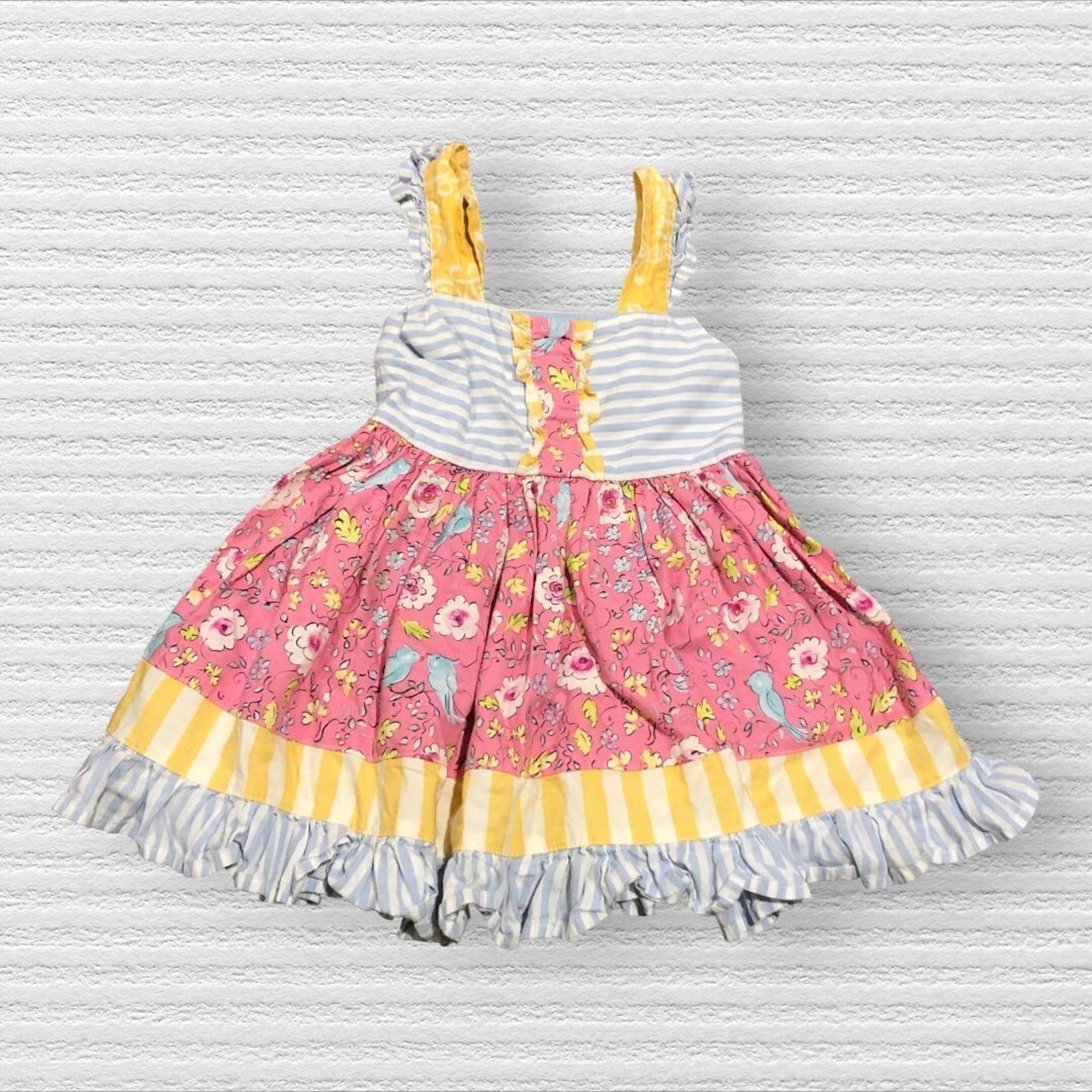 Vintage | SweetHoney | Mixed Print | Blue Birds