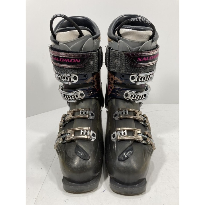 SALOMON Scarlet My Custom Fit Race Ski Boots Women Sz 25-25.5 295mm 85 Flex
