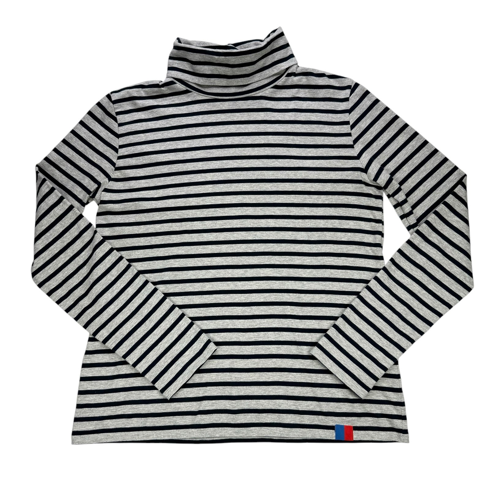 KULE The Turtleneck Striped Long Sleeve shirt, S