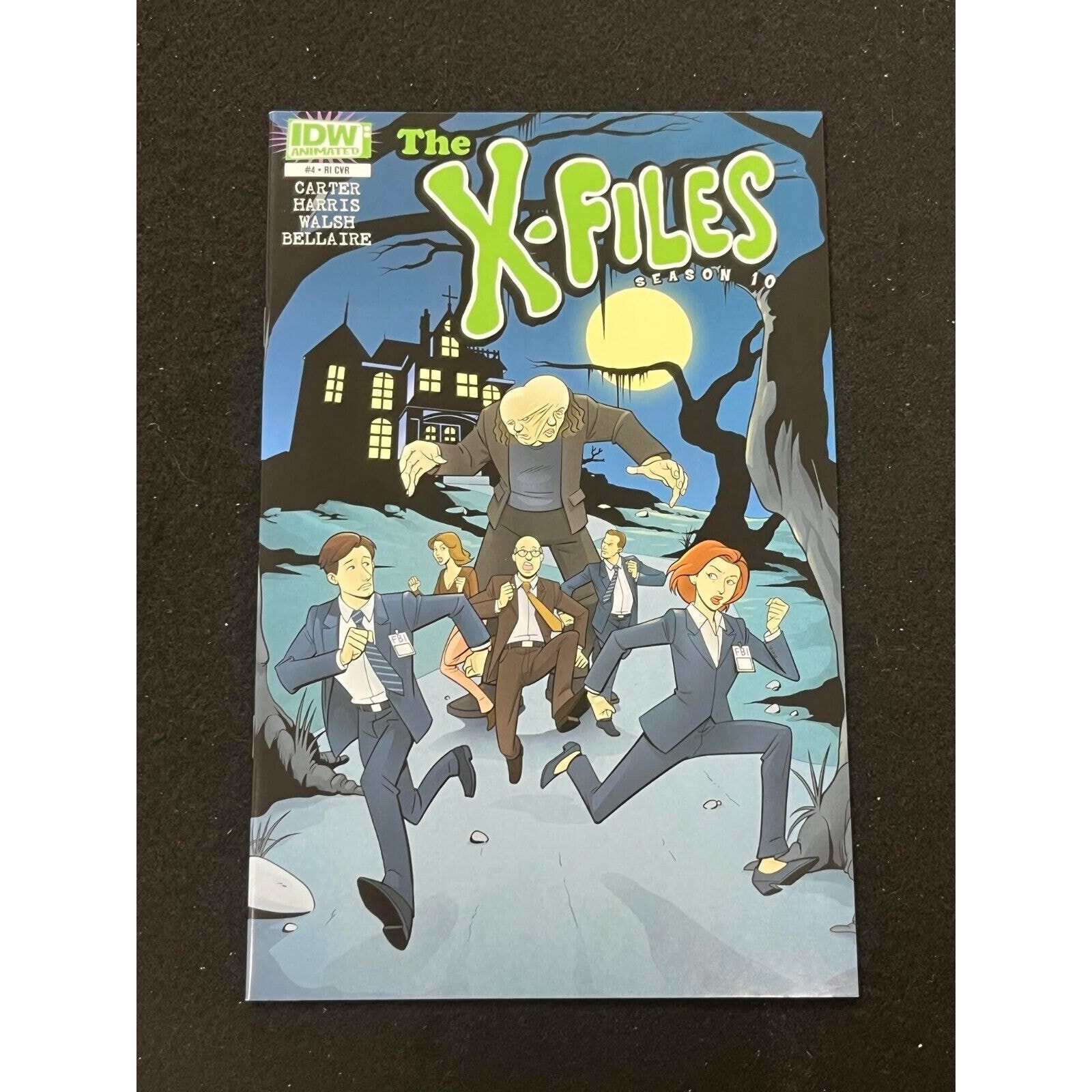 X-FILES SEASON 10 IDW COMIC #4 RETAILER INCENTIVE VARIANT COVER 2013