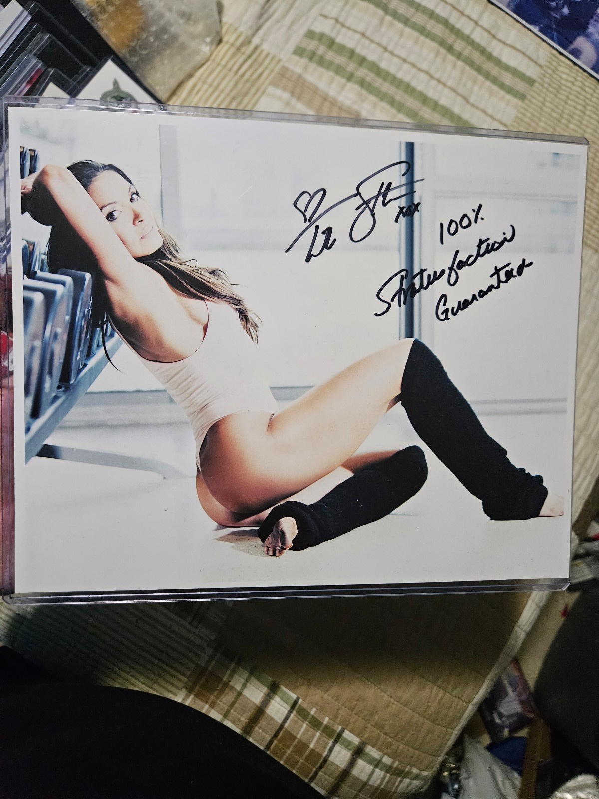 Trish stratus signed 8x10 photo