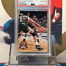 1994 Collectors Choice International Shaquille O’Neal French #184 PSA 10