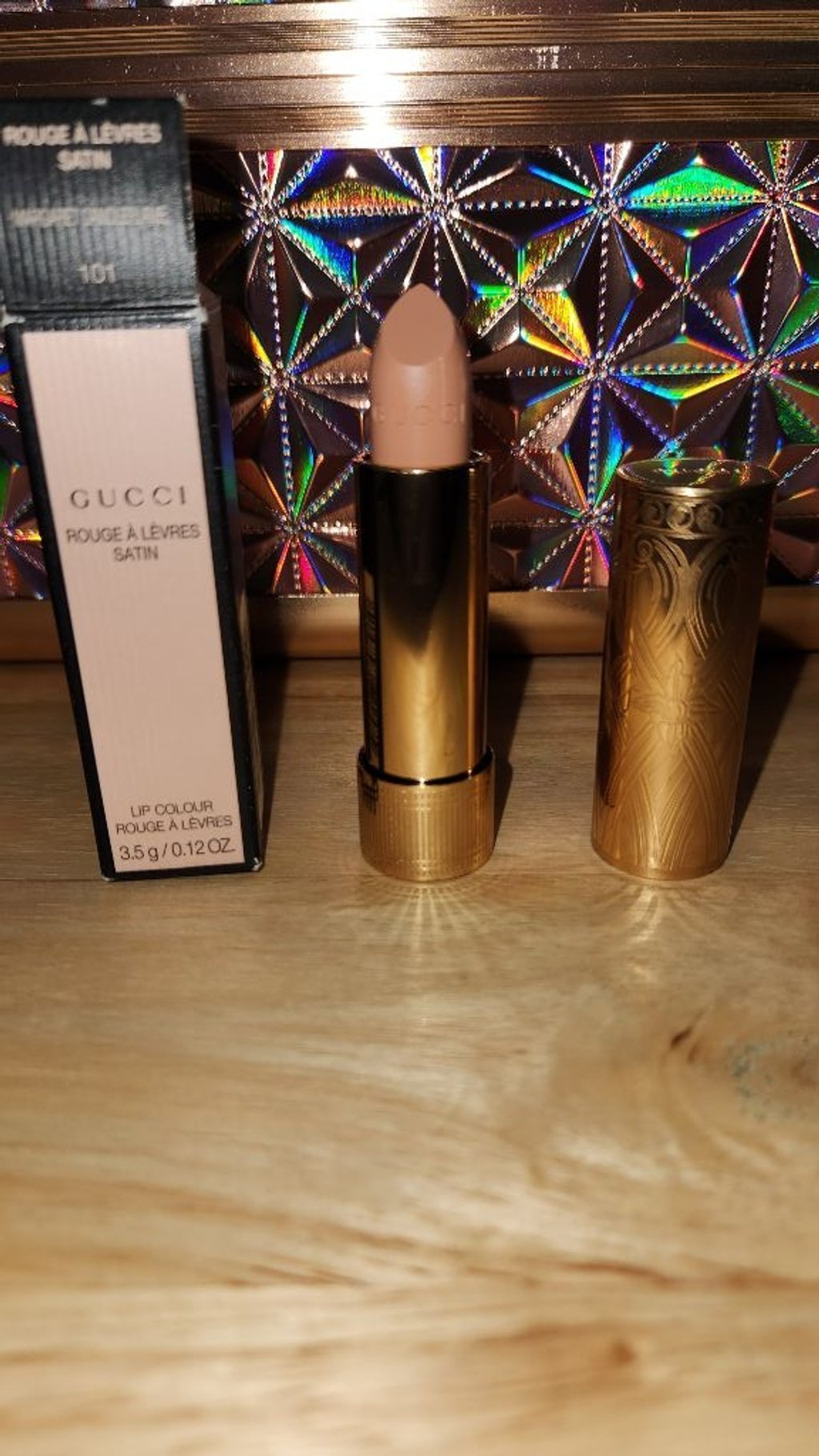 Gucci Rouge a Levres Satin Lipstick Margaret Candleflame