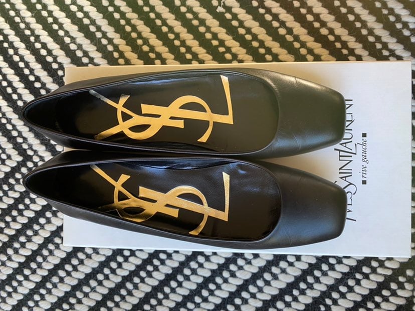 Ysl Love leather Ballet - Black size 36