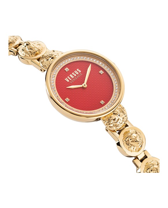 Versus Versace Womens South Bay IP Yellow Gold 34mm Bracelet Fashion Watch