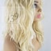 Blonde 613 wavy lace front bob wig