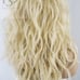 Blonde 613 wavy lace front bob wig