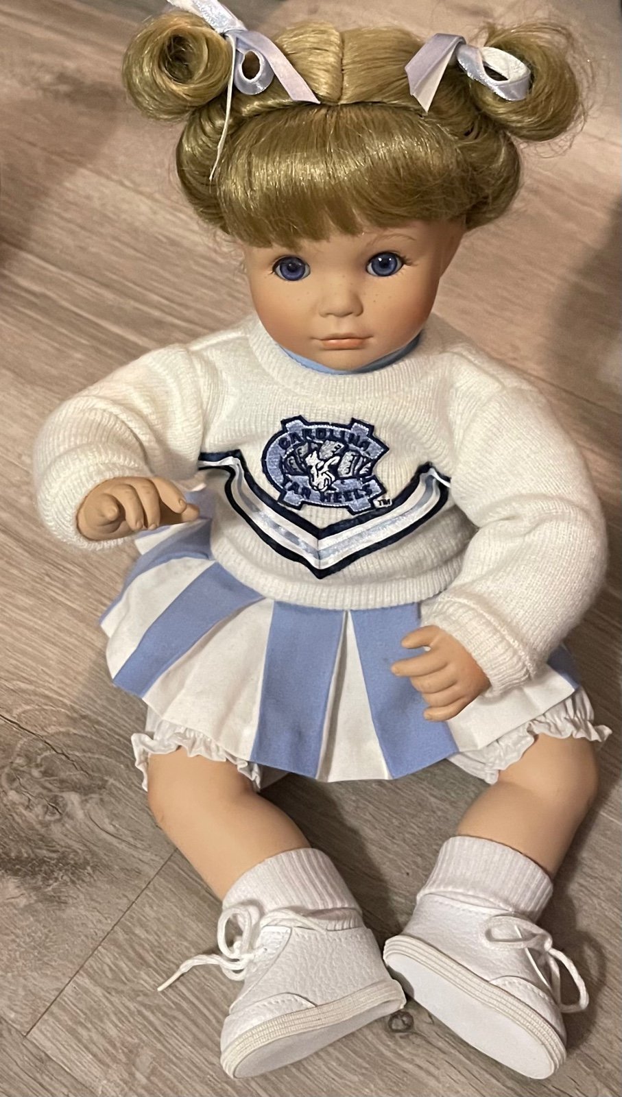 NCAA Glass Doll North Carolina University UNC