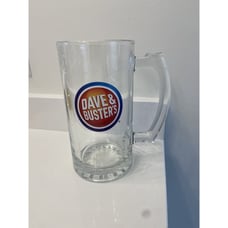 Dave & Busters 48 Oz Glass Mug Or Beer Pitcher Extra Large