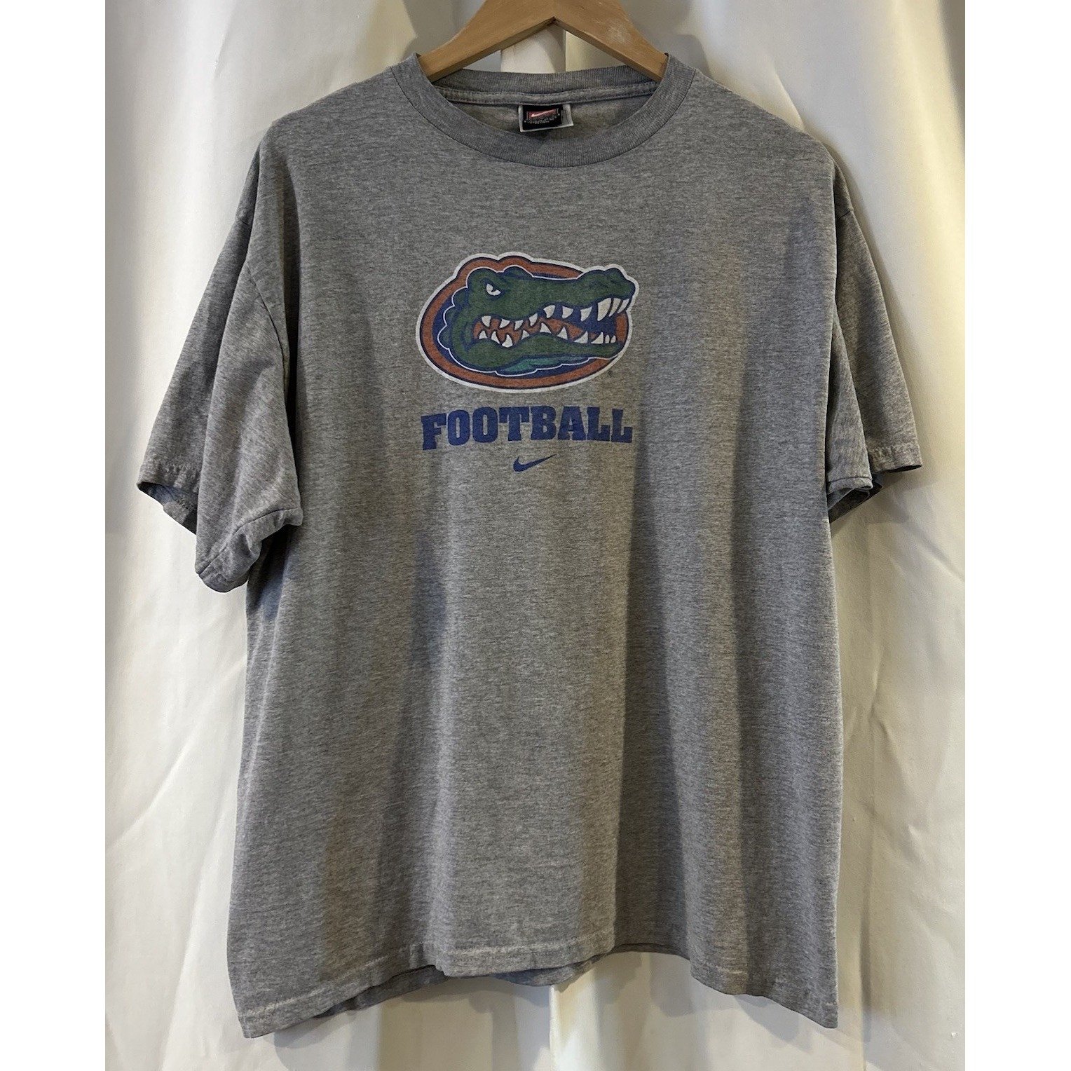 Nike Florida Gators Dri-Fit Solid T-Shirt Gray Men's Medium