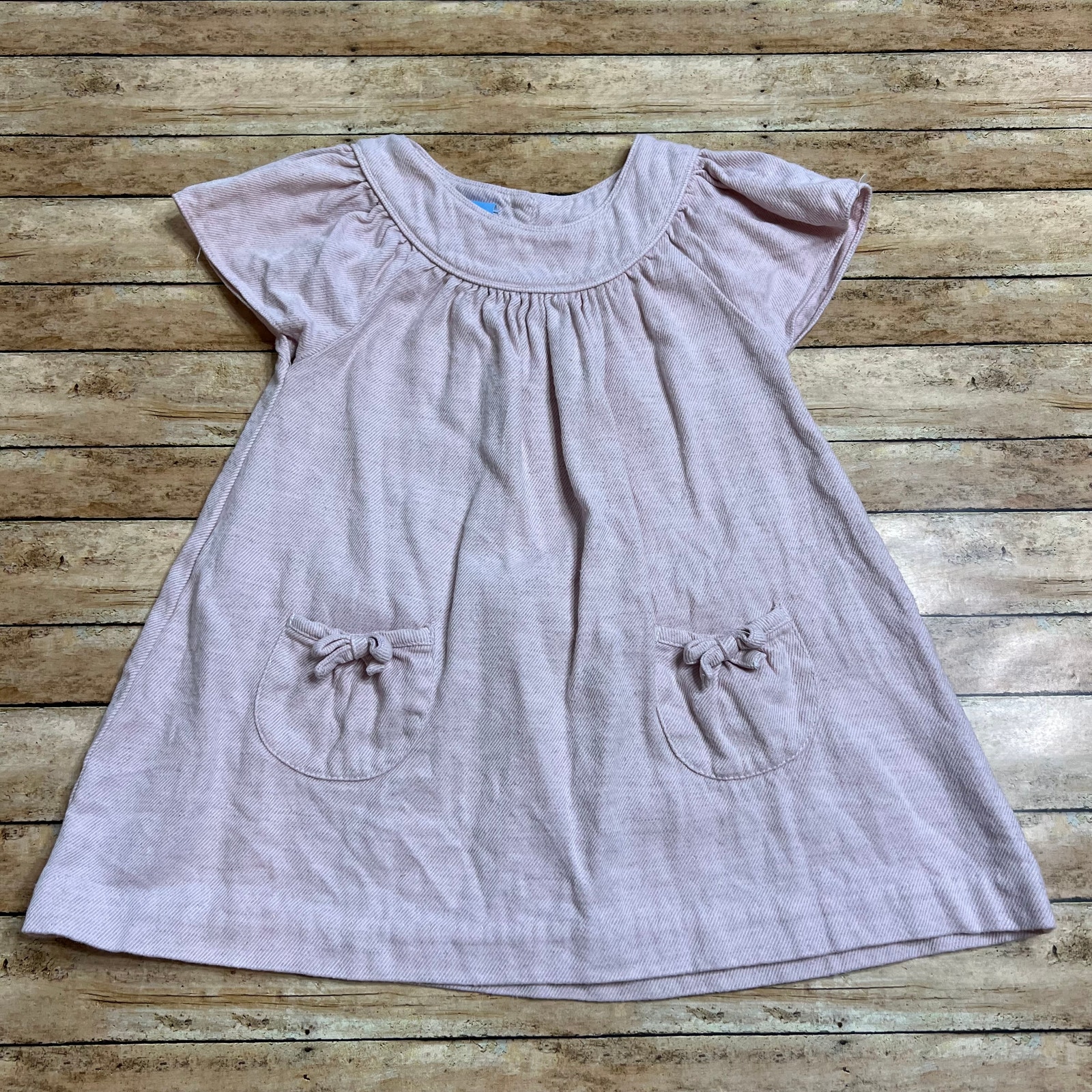 Bella Bliss Pink Tweed Dress 4T