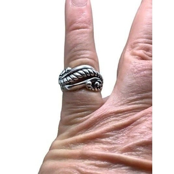 Carolyn Pollack sterling silver designer ring Size 6 good condition