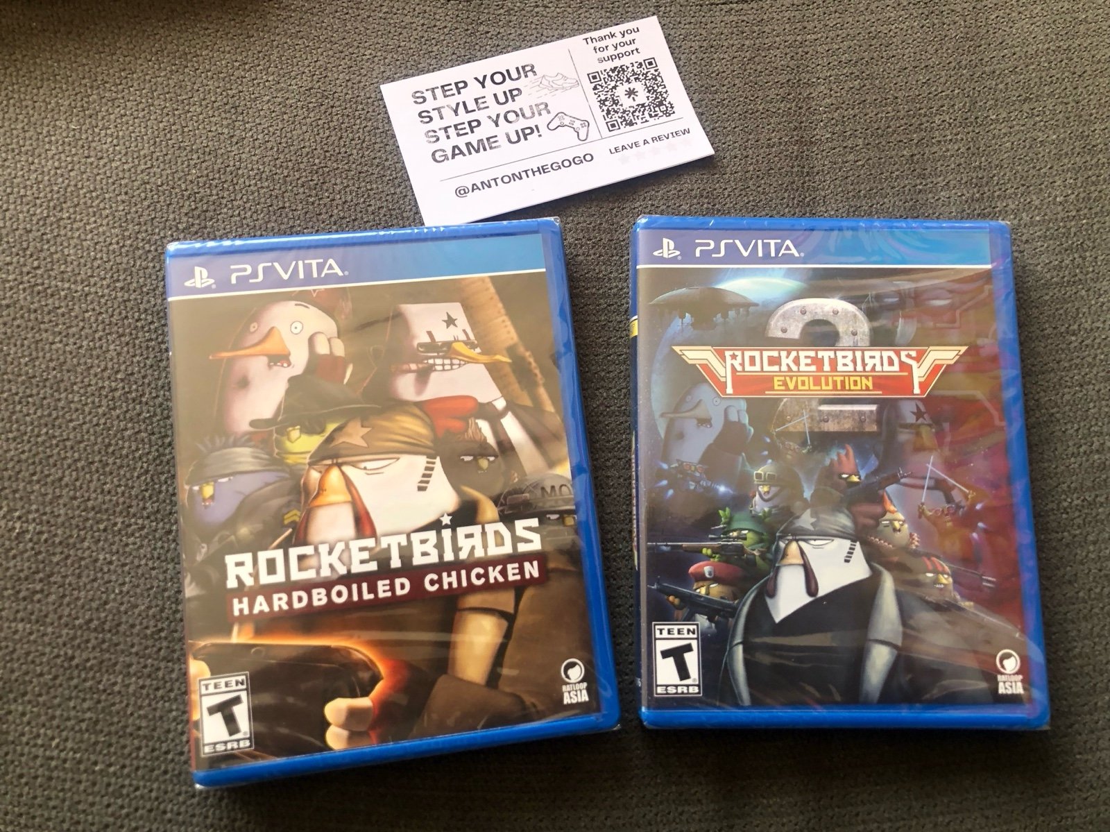 Ps vita Rocketbirds 1 and 2 lot bundle
