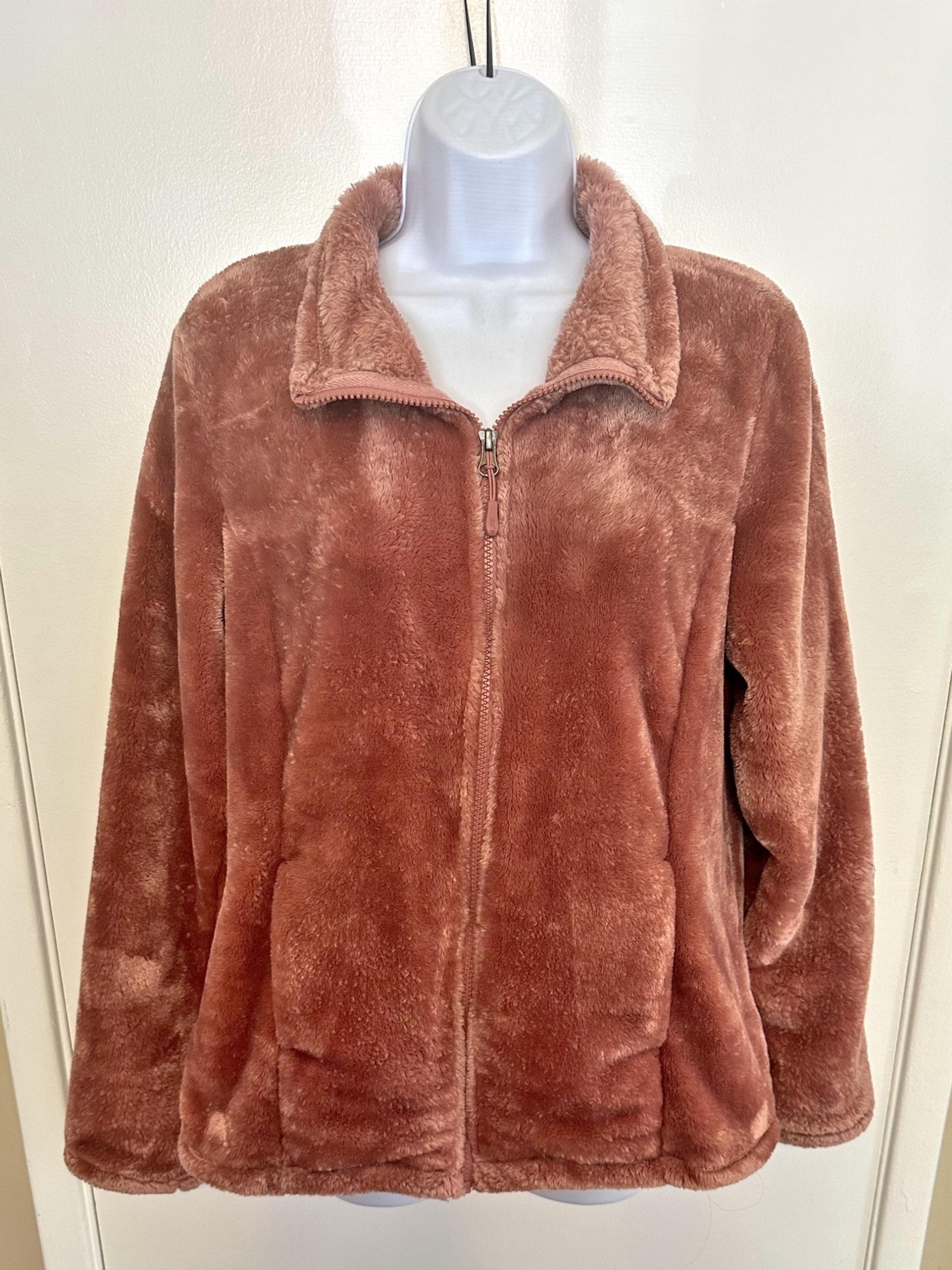 32 Degrees Heat  Mauve Rose Color  Womens Fleece Jacket Size Medium