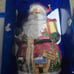Santa Claus Cookie Jar - Christmas Dazzle - 13 T X 7”W - W/24k Gold Accents