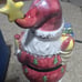 Santa Claus Cookie Jar - Christmas Dazzle - 13 T X 7”W - W/24k Gold Accents