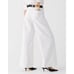 NWT J. Crew High Rise Super Wide Leg Jeans 33 White Denim Women's BX951 J.Crew