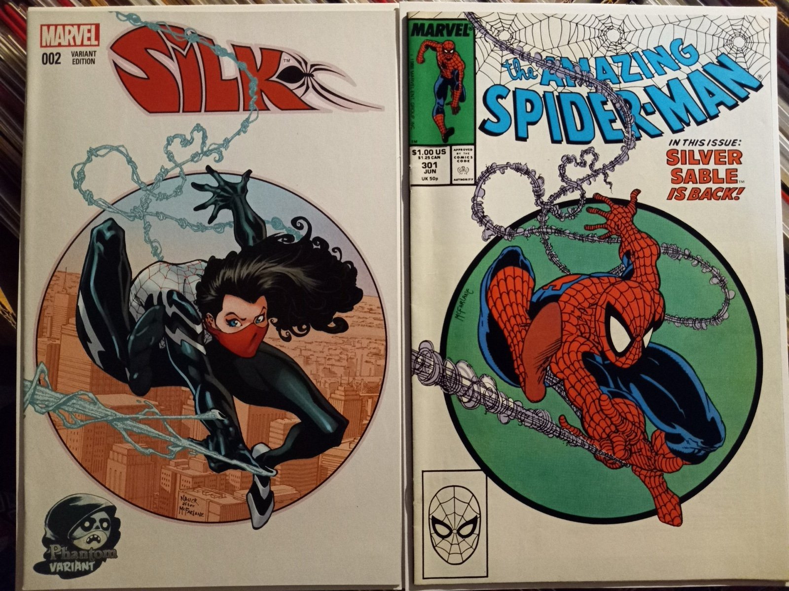 AMAZING SPIDERMAN #301.. &... SILK #2..