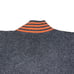 Salvatore Ferragamo Vintage Angora Wool Grey V-Neck Sweater Pullover