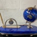 Rare Alexander Kalifano 4 Gemstone Globe Pen-Set