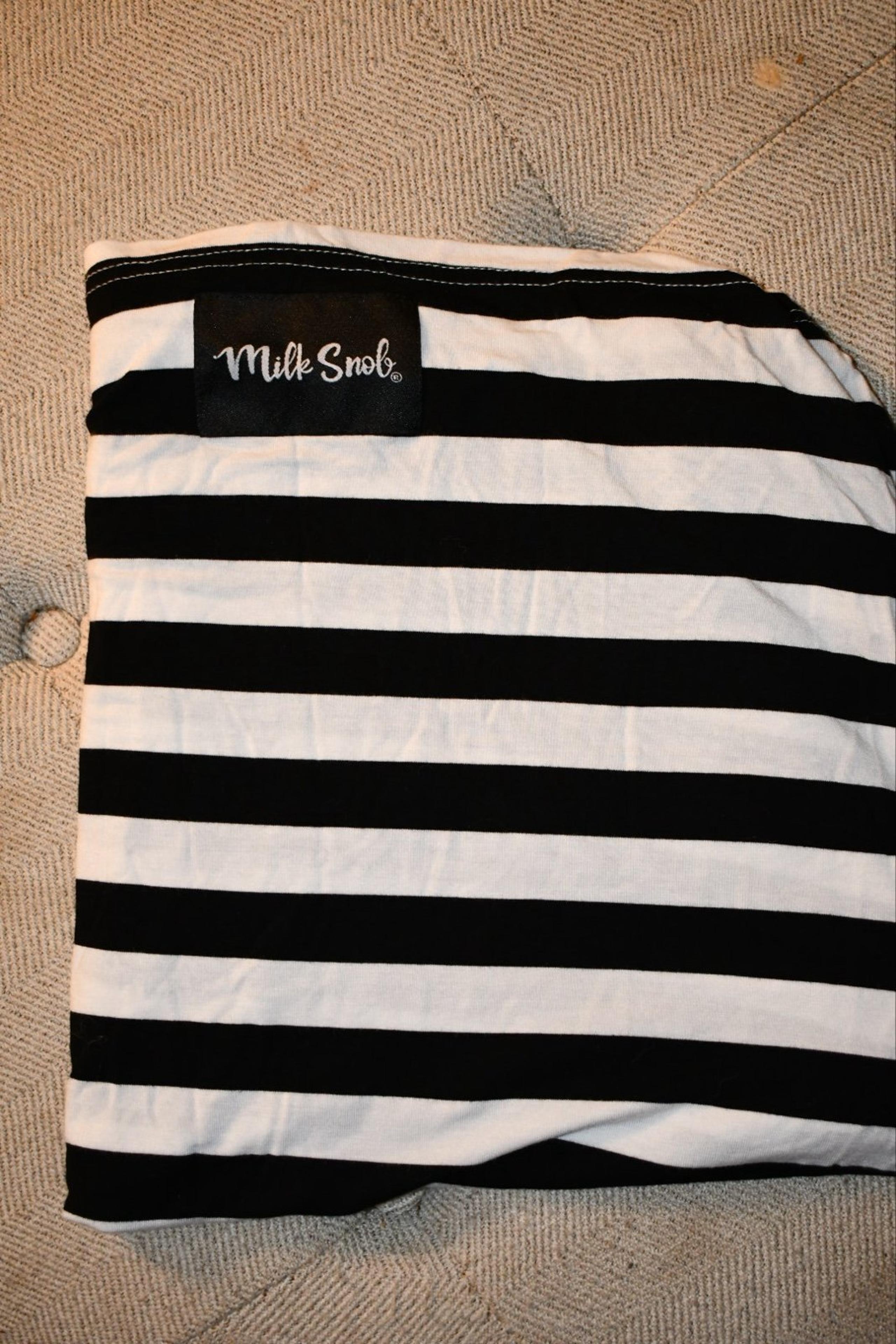 Milk Snob Nursing Cover/Baby Car Seat Canopy - Modern Stripe
