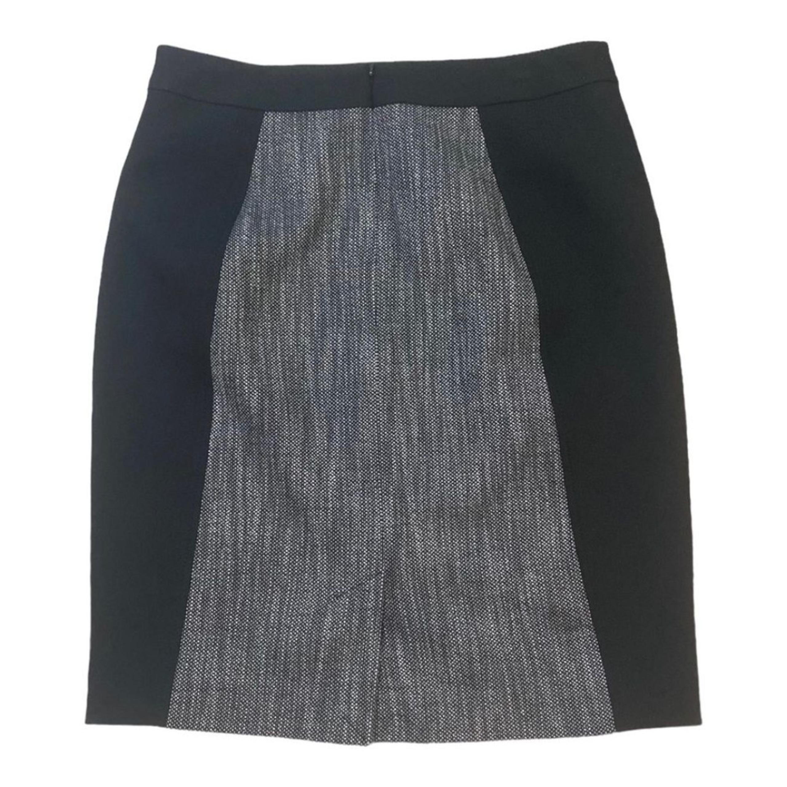 Halogen Black & Gray color block A Line Skirt size 6
