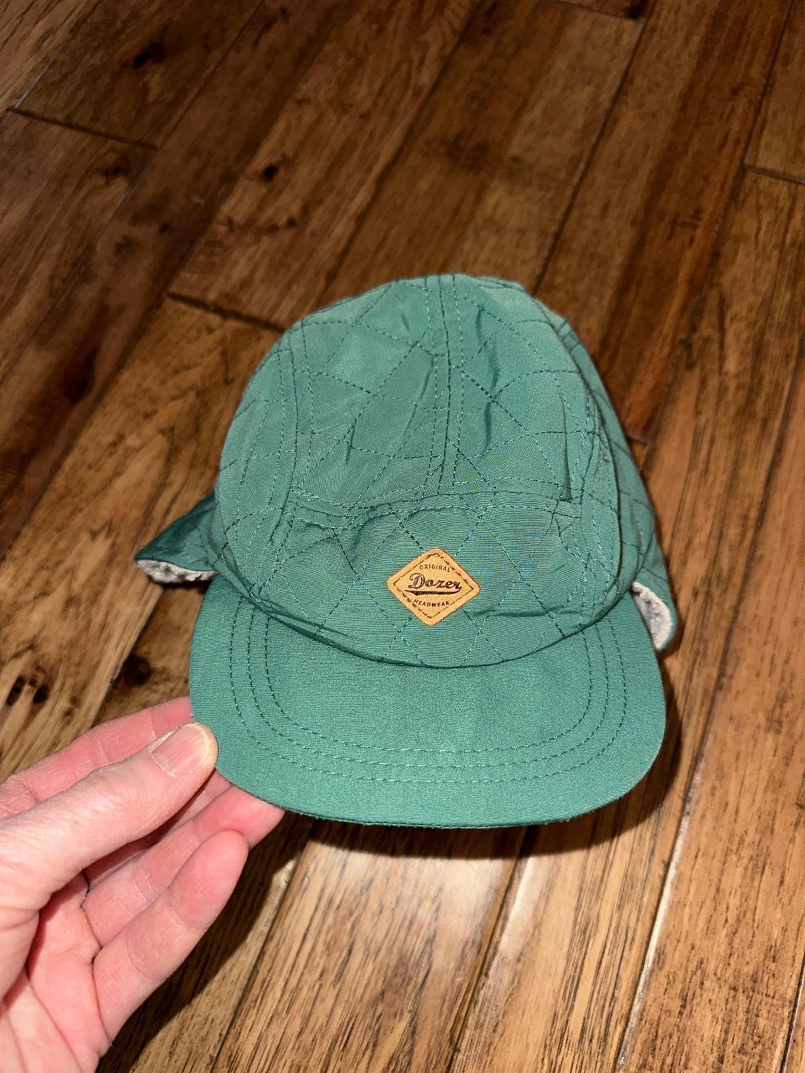 Dozer quilted baby cap size 0-12m