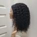 Headband Wig Curly Brazilian Human Hair Black Redish Reflections 14 Sz M-L
