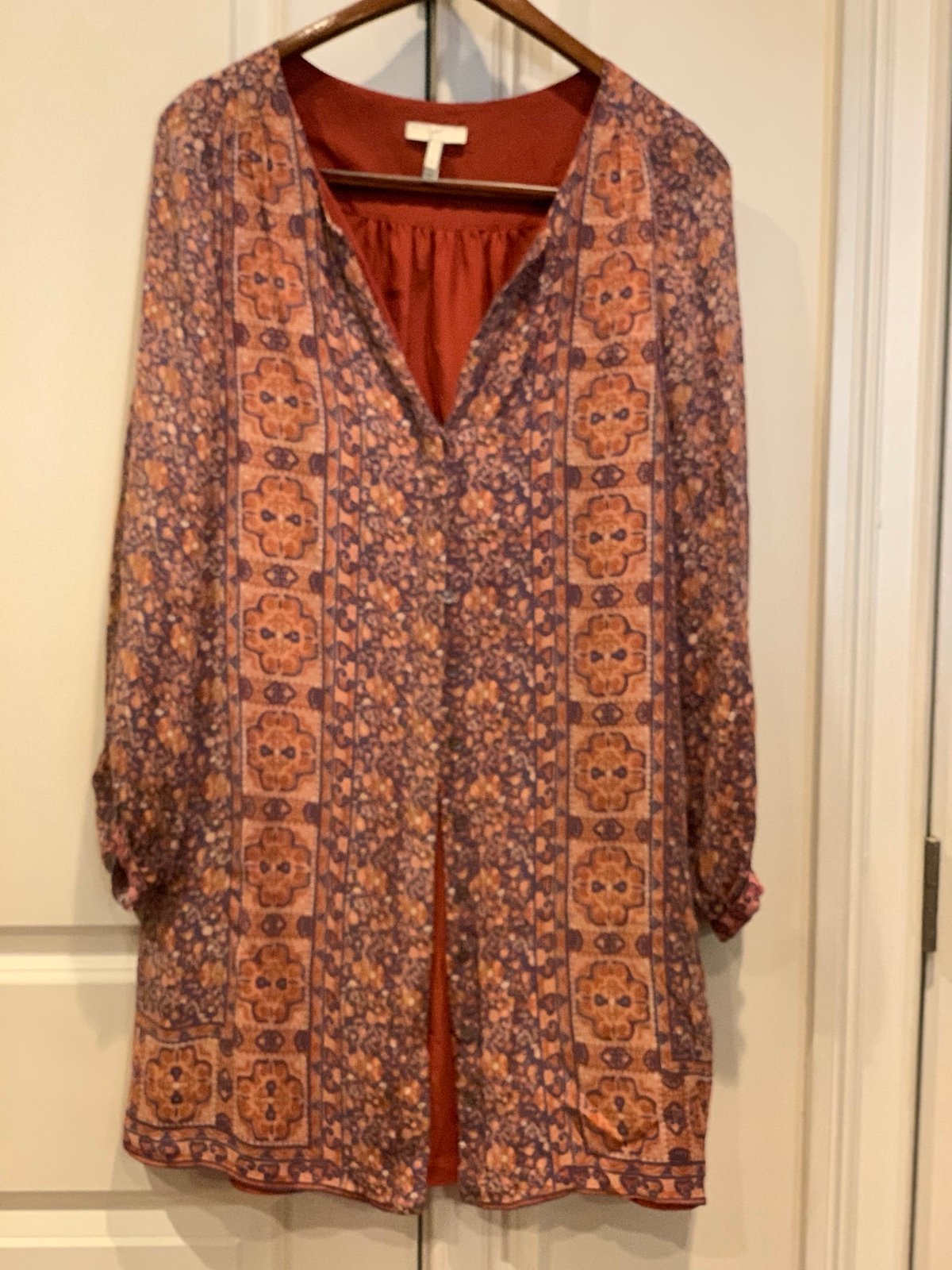 Joie silk tunic dress