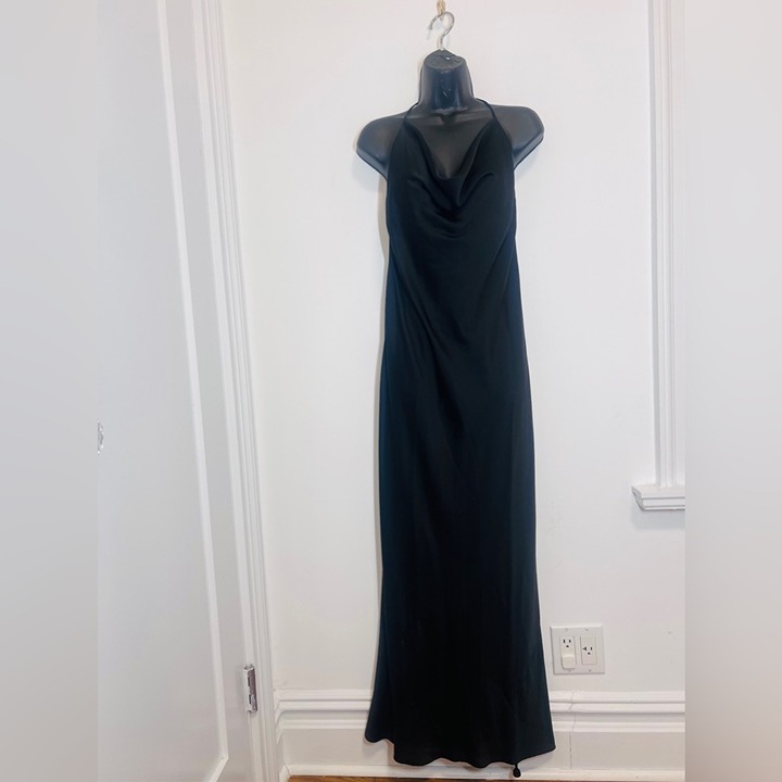 Jay Godfrey Draped Satin Slip dress