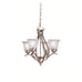 Kichler Four Light 18 Wide Brushed Nick