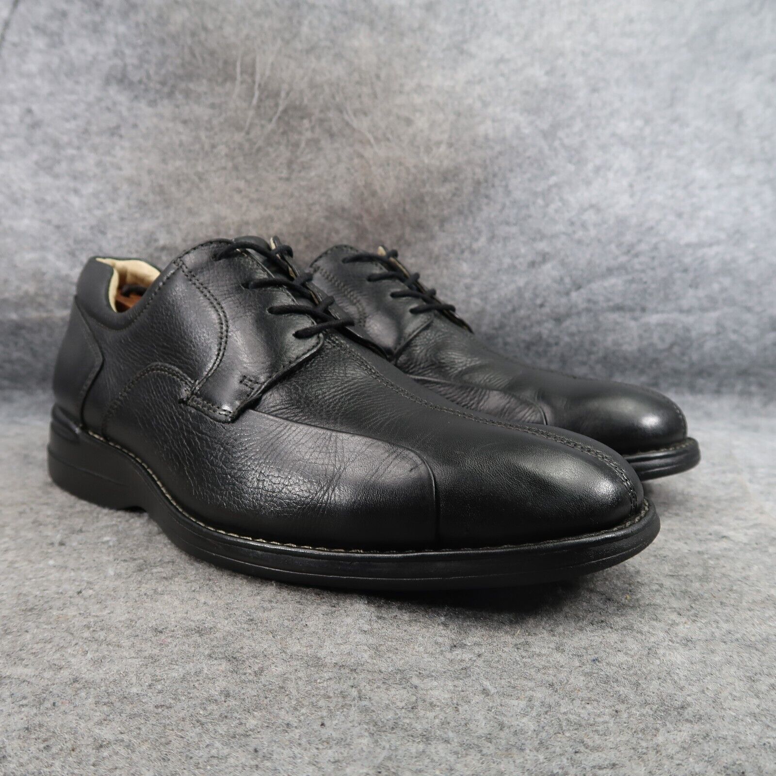 Johnston & Murphy Shoes Mens 10 Oxford Derby Classic Dress Formal Event Leather
