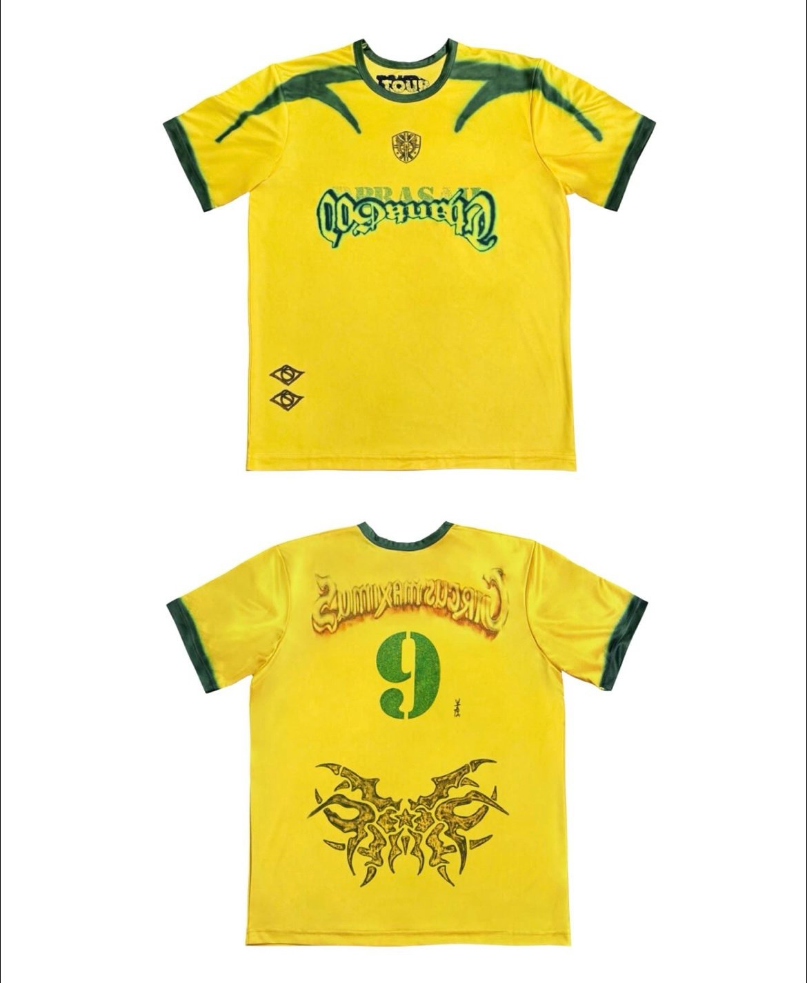 Travis Scott cactus jack Brazil soccer jersey Travis Scott cactus jack Brazil soccer jersey