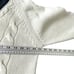 Vintage Cape Isle Knitters Tennis Sweater Men’s Large White 100% Cotton V-Neck