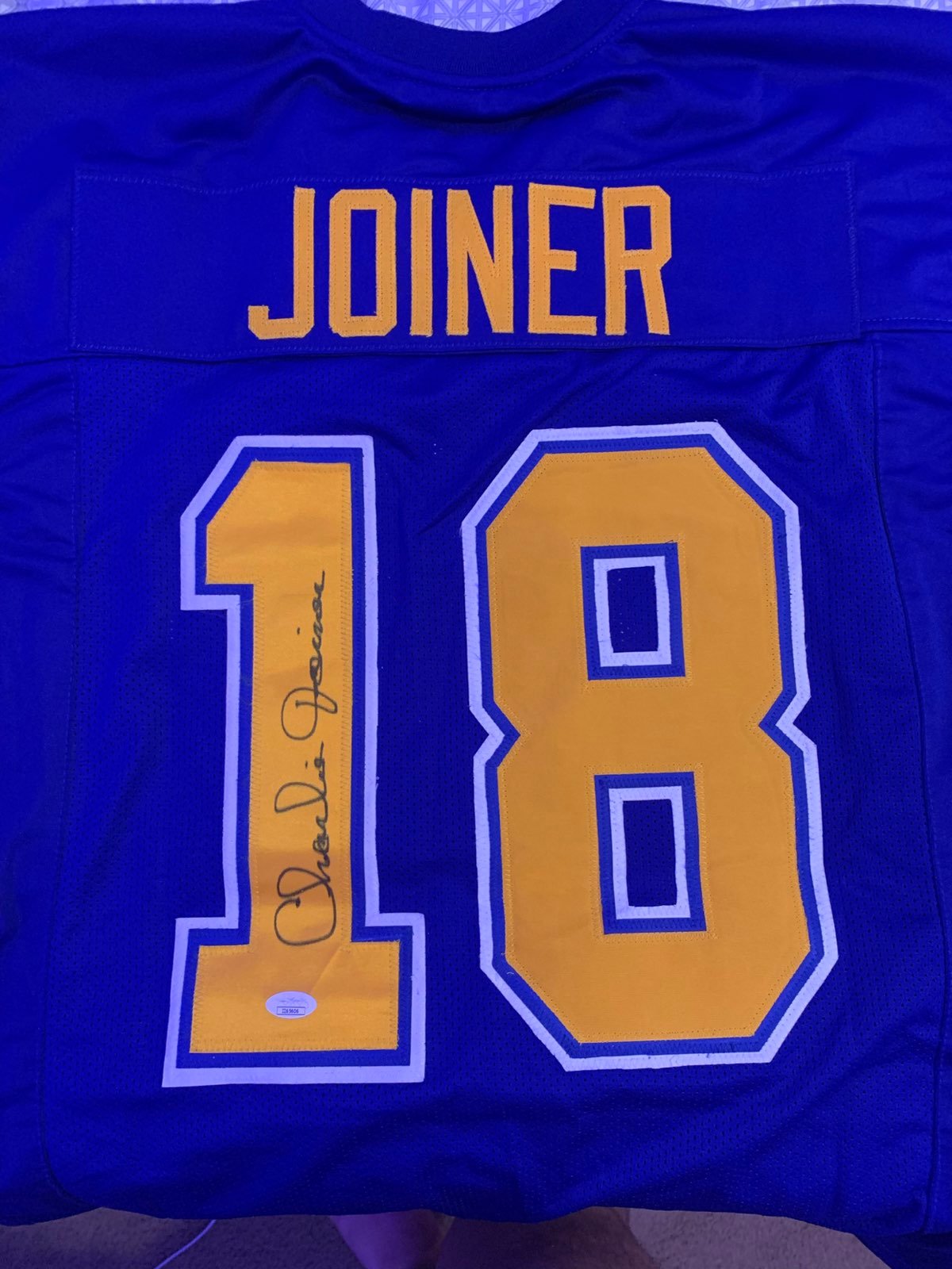 Signed Charlie Joiner Jersey