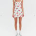 For-love-lemons Women's White and Red Dress