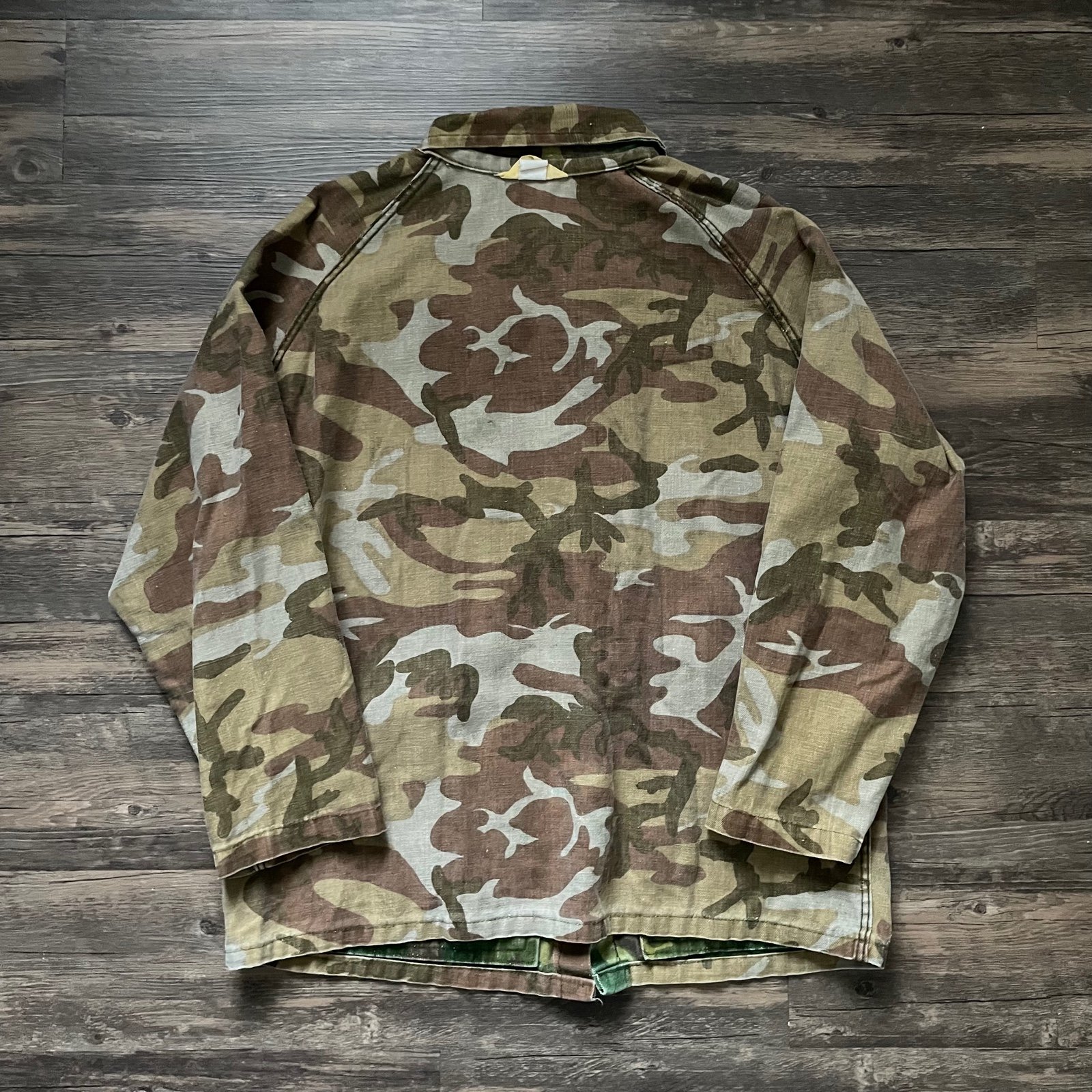 Vintage 1960s outlet Reversible Camouflage Ranger Hunting Zip Jacket Large