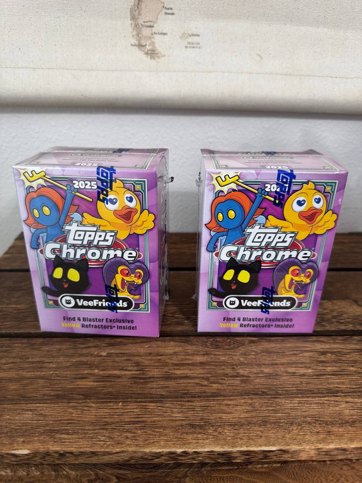 2025 TOPPS CHROME VEEFRIENDS VALUE/BLASTER BOX GaryVee lot of 2