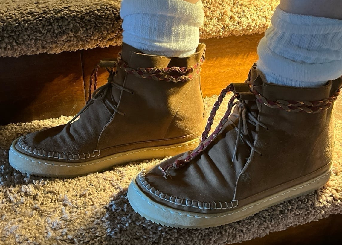 NWOT Argo Laid-back London Boots Camel Suede size 11-1/2