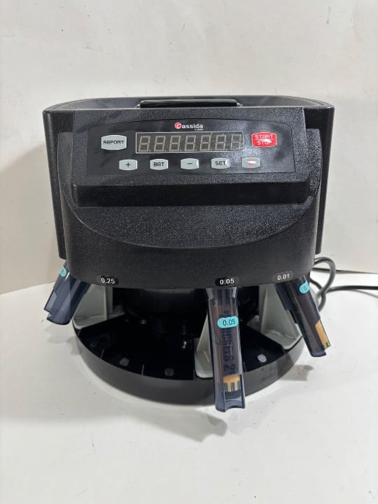Cassida C200 Coin Sorter, Counter and Roller