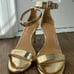 JCrew Strappy Sandals - Gold