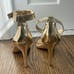 JCrew Strappy Sandals - Gold