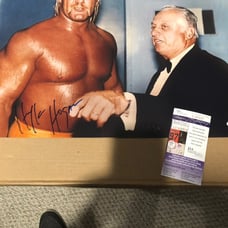 Autographed Hulk Hogan - Tommy Lasorda