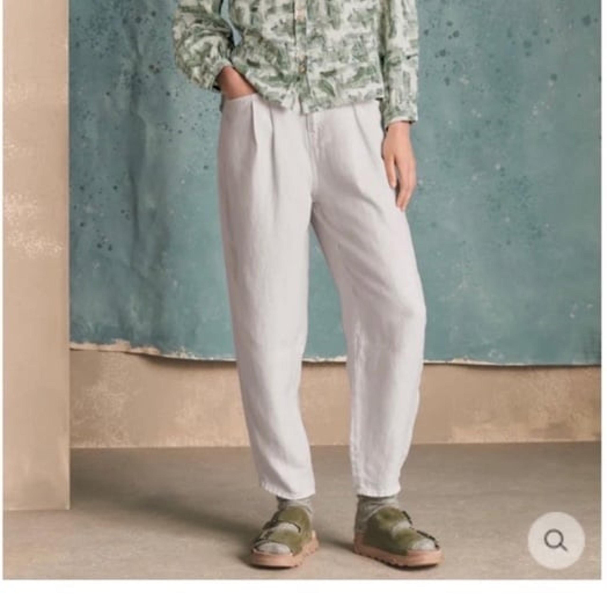 Poetry Linen Trouser in Teal