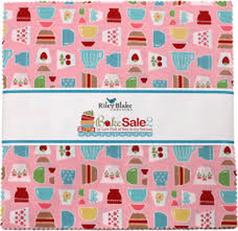 Bake Sale Layer Cake Lori Holt Bee in My Bonnet Riley Blake Ten inch Stacker OUT