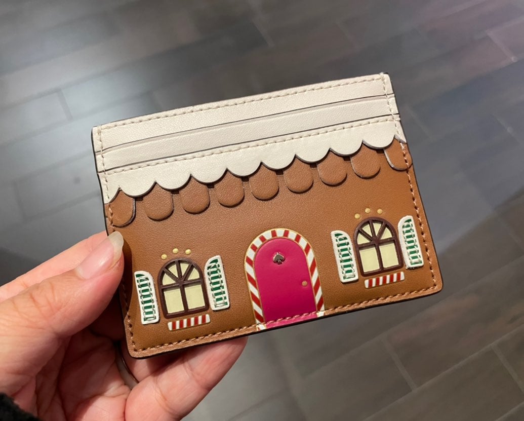 Kate Spade Gingerbread House Card Holder Wallet